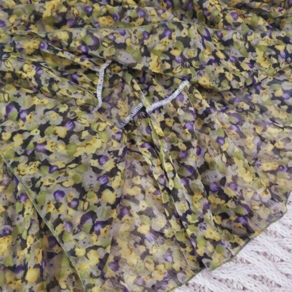 Costa Blanca Vintage Disty Floral Pleated Mini dress - Picture 12 of 12